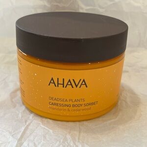 New AHAVA Deadsea Plants Caressing Body Sorbet-Mandarin & Cedarwood